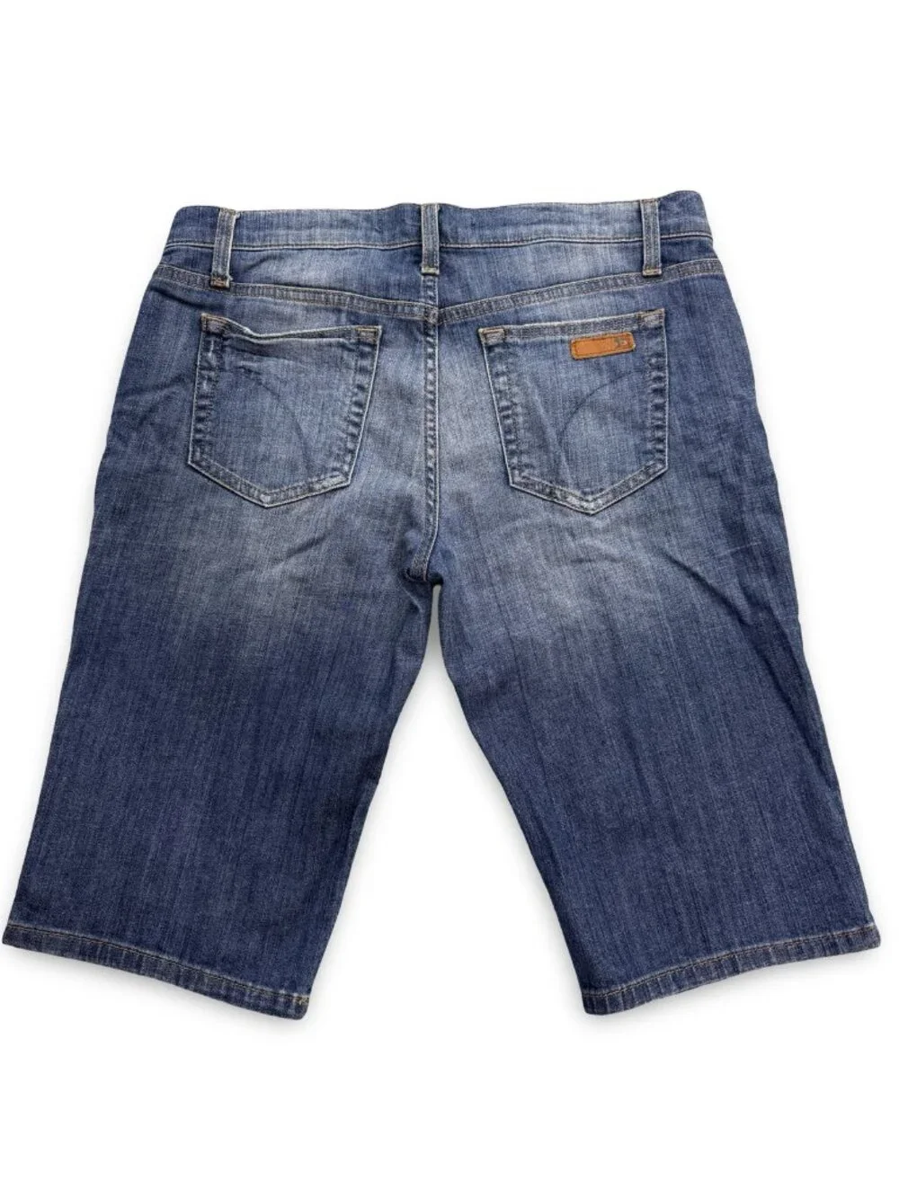 Joe's Jeans Geordie Bermuda Shorts Womens 28 Blue Stretch Coastal Preppy Summer
